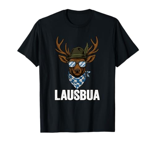 Lausbua Bayern Herren Trachtenshirt Kinder Jungen Trachten T-Shirt von Lausbua Bayern Oktoberfest Trachten