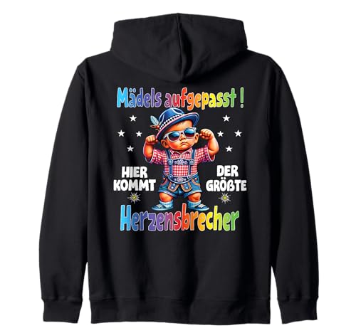 Extrem Cooler Lausbua Herren Trachten Kinder Tracht Kapuzenjacke von Lausbua Lederhose Trachtenshirt Jungs