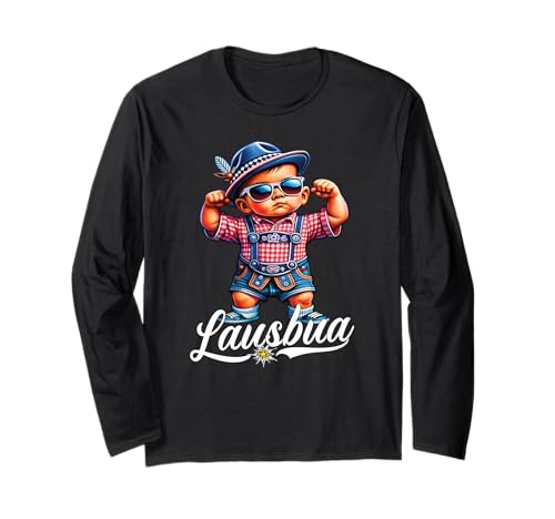 Extrem Cooler Lausbua Herren Trachten Kinder Tracht Langarmshirt von Lausbua Lederhose Trachtenshirt Jungs