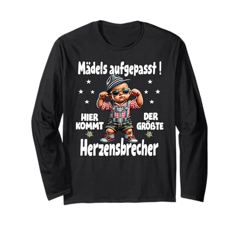 Extrem Cooler Lausbua Herren Trachten Kinder Tracht Langarmshirt von Lausbua Lederhose Trachtenshirt Jungs