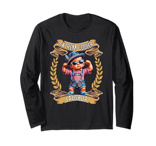 Extrem Cooler Lausbua Herren Trachten Kinder Tracht Langarmshirt Extrem Cooler Lausbua Herren Trachten Kinder Tracht Langarmshirt von Lausbua Lederhose Trachtenshirt Jungs