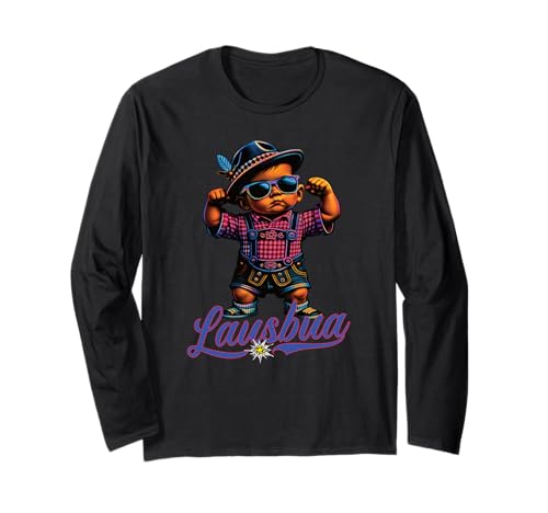 Extrem Cooler Lausbua Herren Trachten Kinder Tracht Langarmshirt von Lausbua Lederhose Trachtenshirt Jungs