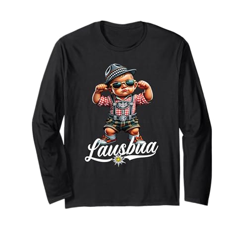 Extrem Cooler Lausbua Herren Trachten Kinder Tracht Langarmshirt von Lausbua Lederhose Trachtenshirt Jungs