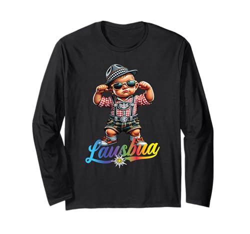 Extrem Cooler Lausbua Herren Trachten Kinder Tracht Langarmshirt von Lausbua Lederhose Trachtenshirt Jungs