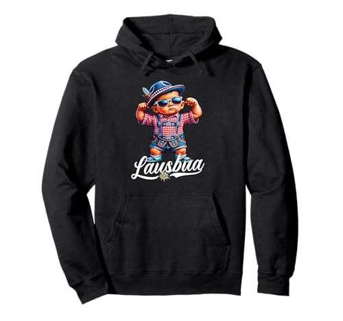 Extrem Cooler Lausbua Herren Trachten Kinder Tracht Pullover Hoodie von Lausbua Lederhose Trachtenshirt Jungs