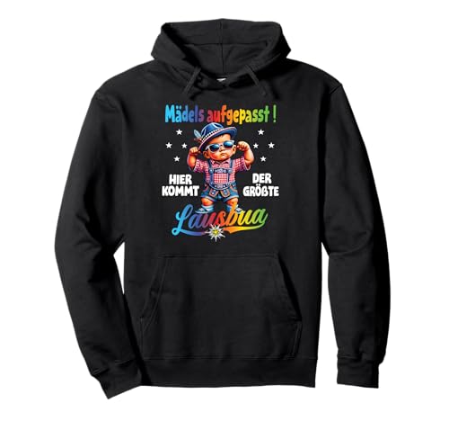 Extrem Cooler Lausbua Herren Trachten Kinder Tracht Pullover Hoodie von Lausbua Lederhose Trachtenshirt Jungs