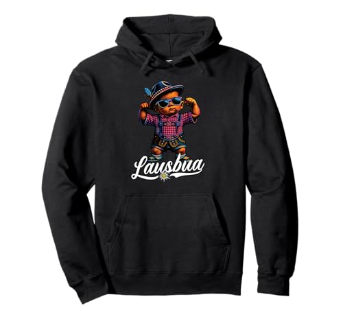 Extrem Cooler Lausbua Herren Trachten Kinder Tracht Pullover Hoodie von Lausbua Lederhose Trachtenshirt Jungs