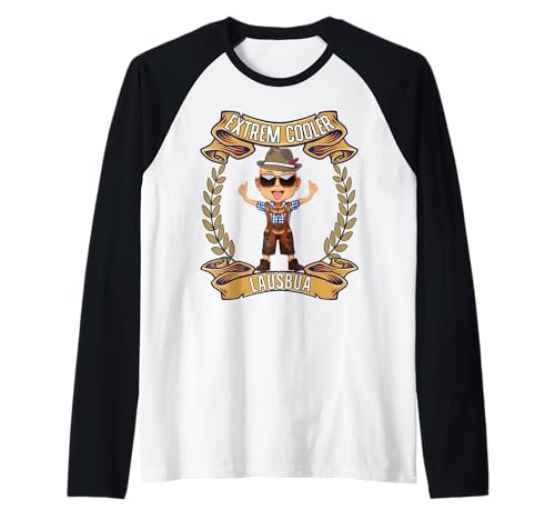 Extrem Cooler Lausbua Herren Trachten Kinder Tracht Raglan von Lausbua Lederhose Trachtenshirt Jungs