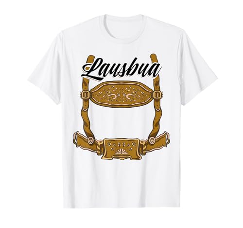 Lausbua Lausbub Tracht Trachtenshirt bayrisch Herren Kinder T-Shirt von Lausbua Lederhose Trachtenshirt Kinder