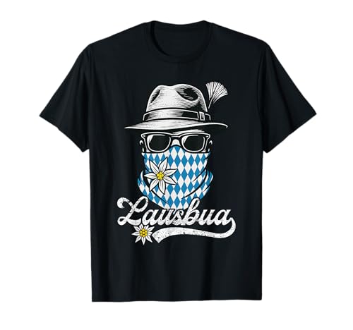 Lausbua Oktoberfest Bayerischer Spruch Trachtenshirt Jungen T-Shirt von Lausbua Oktoberfest Bayerische Tracht Herren
