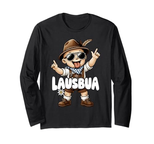 Lausbua Tracht Oktoberfest Trachtenshirt Kinder Lederhosen Langarmshirt Lausbua Tracht Oktoberfest Trachtenshirt Kinder Lederhosen Langarmshirt von Lausbua Oktoberfest Bayerische Tracht Herren