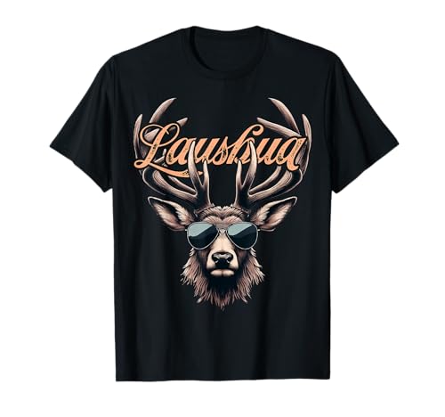 Hirsch Trachtenshirt Herren Lausbua T-Shirt Kinder Trachten T-Shirt von Lausbua T-Shirt Herren & Kinder mit Hirsch lässig
