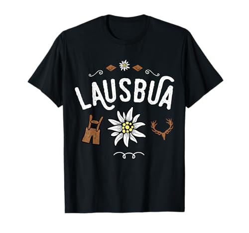 Lausbua Bayern Tirol Steiermark Trachtenshirt Kinder Lausbub T-Shirt von Lausbua T-Shirts Bua aus Bayern Tirol Steiermark