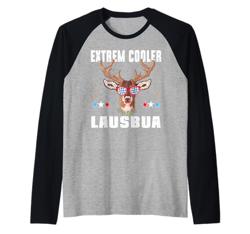 Lausbua Kinder Trachten Herren Ersatz Lederhosn Jäger Raglan Lausbua Kinder Trachten Herren Ersatz Lederhosn Jäger Raglan von Lausbua T-Shirts Tracht Bayern Wiesn outfits