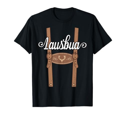 Lausbua Lederhose Herren Trachten Shirt Kinder Lausbub T-Shirt von Lausbua mit Lederhose Trachtenshirt Kinder