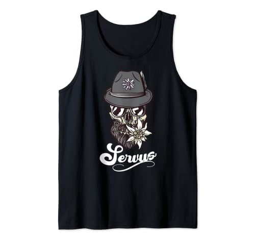 Servus Trachten T-Shirt Bayern & Tirol Oktoberfest Herren Tank Top Servus Trachten T-Shirt Bayern & Tirol Oktoberfest Herren Tank Top von Lausbua