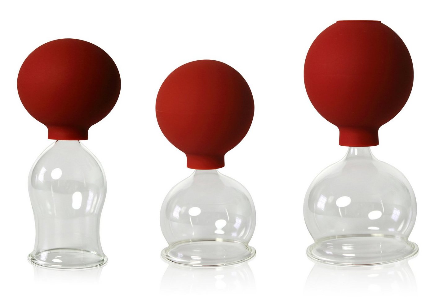 Lauschaer Glas Massagegerät Schröpfglas Schröpfgläser mit Saugball in vielen Größen aus Glas, 3-tlg. Lauschaer Glas Massagegerät Schröpfglas Schröpfgläser mit Saugball in vielen Größen aus Glas, 3-tlg. von Lauschaer Glas
