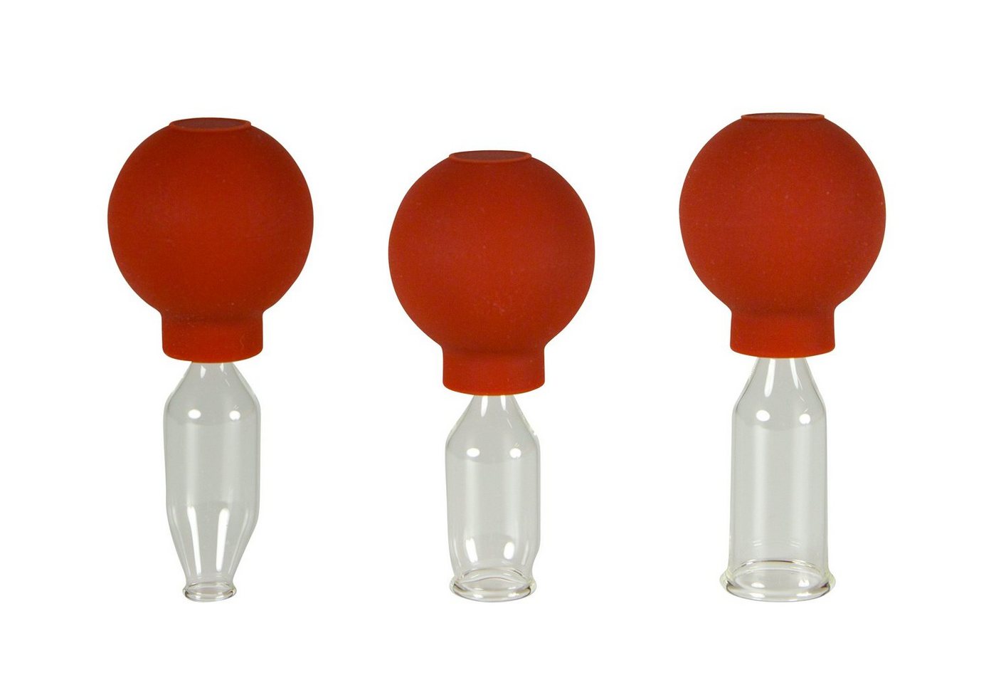 Lauschaer Glas Massagegerät Schröpfglas Schröpfgläser mit Saugball in vielen Größen aus Glas, 3-tlg. Lauschaer Glas Massagegerät Schröpfglas Schröpfgläser mit Saugball in vielen Größen aus Glas, 3-tlg. von Lauschaer Glas