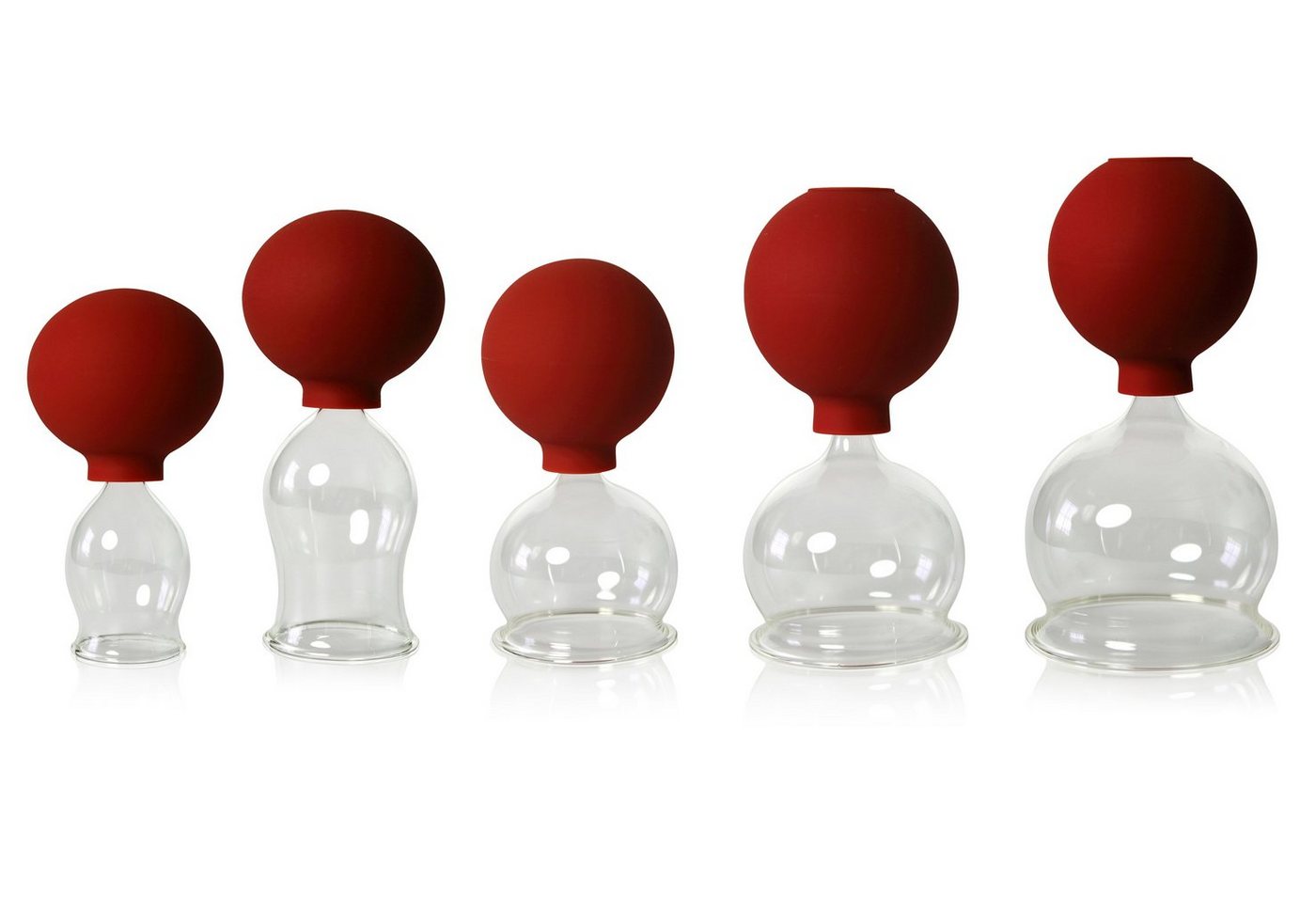 Lauschaer Glas Massagegerät Schröpfglas Schröpfgläser mit Saugball in vielen Größen aus Glas, 5-tlg. Lauschaer Glas Massagegerät Schröpfglas Schröpfgläser mit Saugball in vielen Größen aus Glas, 5-tlg. von Lauschaer Glas