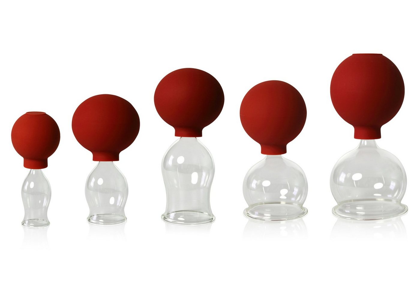 Lauschaer Glas Massagegerät Schröpfglas Schröpfgläser mit Saugball in vielen Größen aus Glas, 5-tlg. Lauschaer Glas Massagegerät Schröpfglas Schröpfgläser mit Saugball in vielen Größen aus Glas, 5-tlg. von Lauschaer Glas
