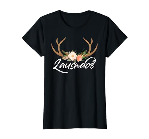 Lausmadl Lausdirndl Bayern Damen Madl T-Shirt von Lausmadl Kostüm Geschenk Damen