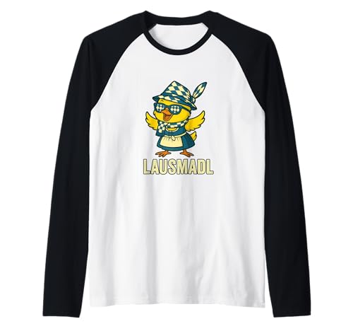 Lausmadl Trachtenshirt Damen Trachten T-Shirt Mädchen Küken Raglan Lausmadl Trachtenshirt Damen Trachten T-Shirt Mädchen Küken Raglan von Lausmadl Küken Dirndl Mädchen
