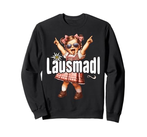 Lausmadl Damen Trachten Kinder Mädchen Trachten Geschenk Sweatshirt Lausmadl Damen Trachten Kinder Mädchen Trachten Geschenk Sweatshirt von Lausmadl Tracht Trachten lustiges Geschenk