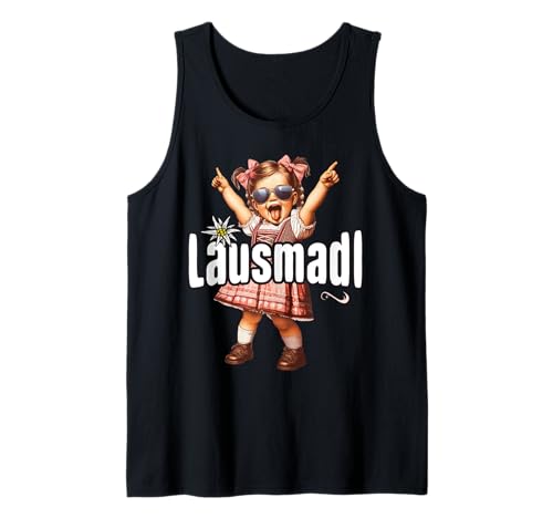 Lausmadl Damen Trachten Kinder Mädchen Trachten Geschenk Tank Top Lausmadl Damen Trachten Kinder Mädchen Trachten Geschenk Tank Top von Lausmadl Tracht Trachten lustiges Geschenk