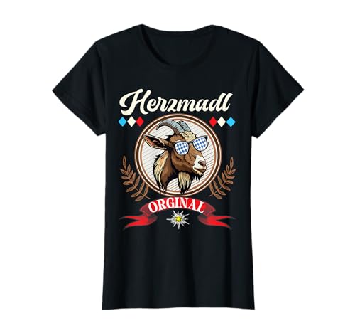 Herzmadl Lausmadl Trachten Damen Outfit Dirndl Lausmadl T-Shirt Herzmadl Lausmadl Trachten Damen Outfit Dirndl Lausmadl T-Shirt von Lausmadl Trachtenshirts Damen