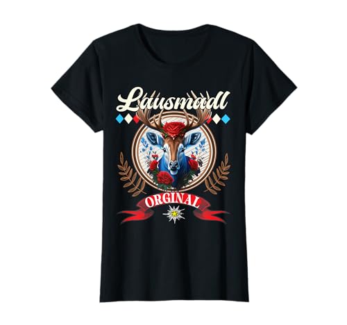 Lausmadl Trachten Damen Outfit Dirndl Lausmadl T-Shirt Lausmadl Trachten Damen Outfit Dirndl Lausmadl T-Shirt von Lausmadl Trachtenshirts Ersatz Tracht Mädchen
