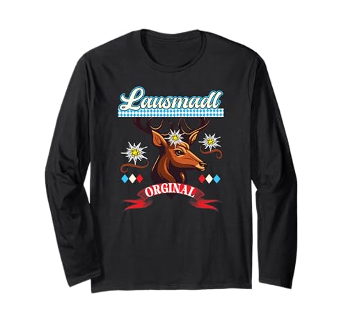 Ersatz Tracht Lausmadl Bayern Hirsch MADL Trachten Damen Langarmshirt von Lausmadl aus Bayern Frauen Tirol