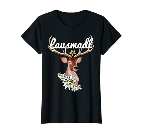 Lausmadl Tshirt Bayern Hirsch Madl Trachtenshirt Damen T-Shirt Lausmadl Tshirt Bayern Hirsch Madl Trachtenshirt Damen T-Shirt von Lausmadl aus Bayern