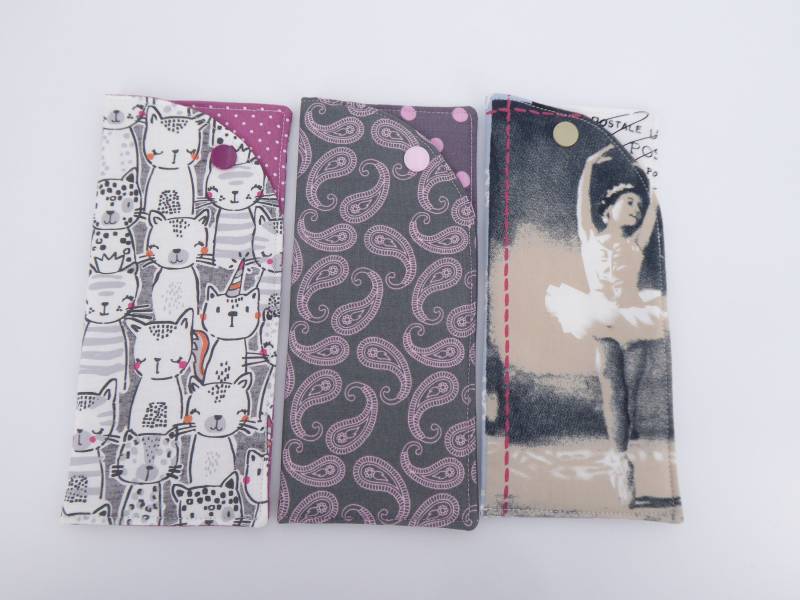 Brillenetui Aus Baumwollstoffen Genäht von LauterNetteSaechala