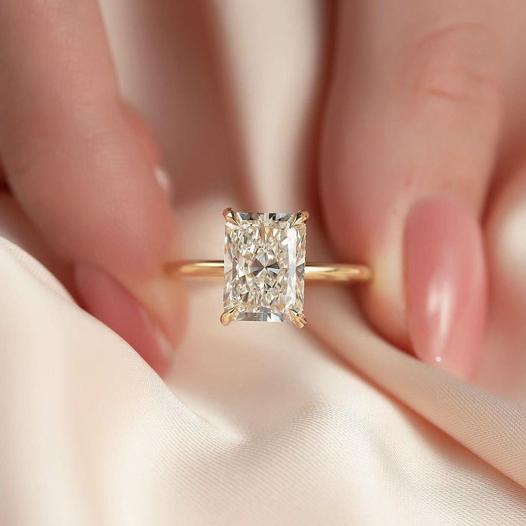 Diamant , 3 Karat , Gia, Igi , Verlobungsring Hochzeit Gold Art Deco Diamant , 3 Karat , Gia, Igi , Verlobungsring Hochzeit Gold Art Deco von LauvJewelry
