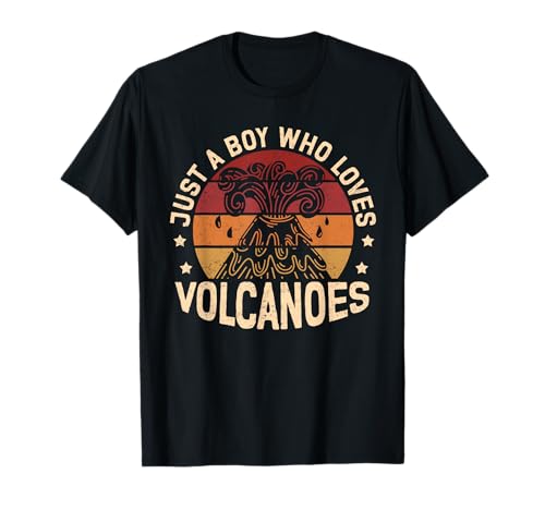 Just a Boy Who Loves Volcanoes Hawaii Volcano T-Shirt von Lava Volcano Tees