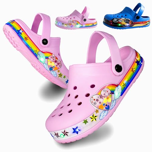 LavaRose Kinder Clogs leuchten und blinken, rose, 28 EU LavaRose Kinder Clogs leuchten und blinken, rose, 28 EU von LavaRose