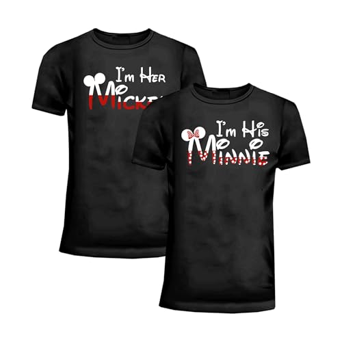 Passende Partner-T-Shirts für Paare, His Her Couples Love-Shirt, Herren-Damen-MM-T-Shirts-Set, Valentinstag-Geburtstage-Outfit. 42 Women M/Men M Passende Partner-T-Shirts für Paare, His Her Couples Love-Shirt, Herren-Damen-MM-T-Shirts-Set, Valentinstag-Geburtstage-Outfit. 42 Women M/Men M von Laval Premium