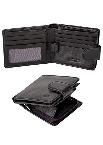 Lavalen® Geldbörse Herren Leder - Portmonee Herren Groß - Portemonnaie Herren Leder Handgemachte - Geldbeutel Herren - Brieftasche Herren mit Münzfach - Geschenke für Männer Geschenke. von Lavalen