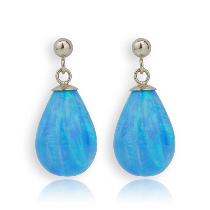 Opal Und Gold Tropfen Ohrringe von LavanJewellery