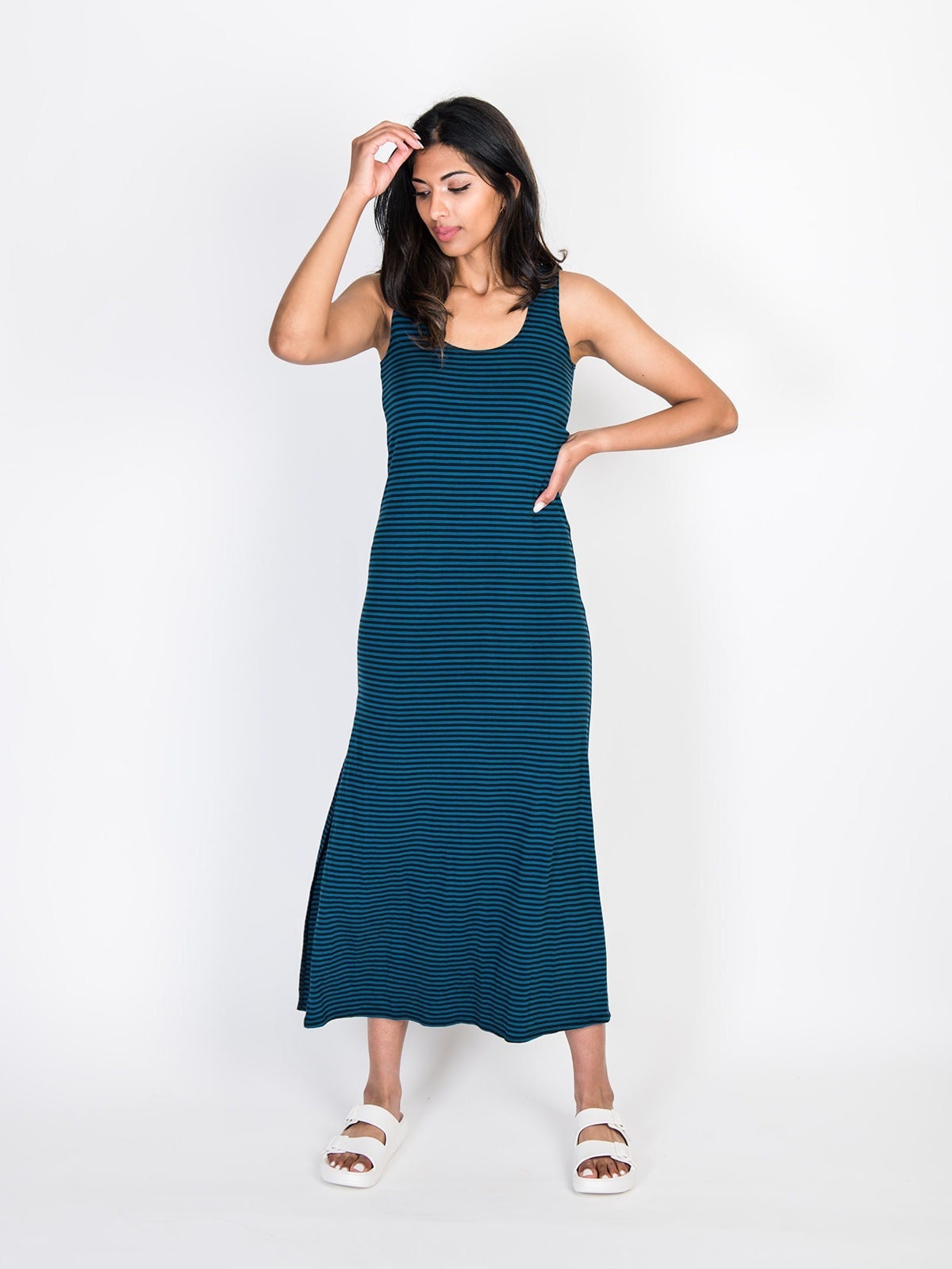 Bamboo Striped Tank Summer Dress Bamboo Striped Tank Summer Dress von LavandKushLifestyle