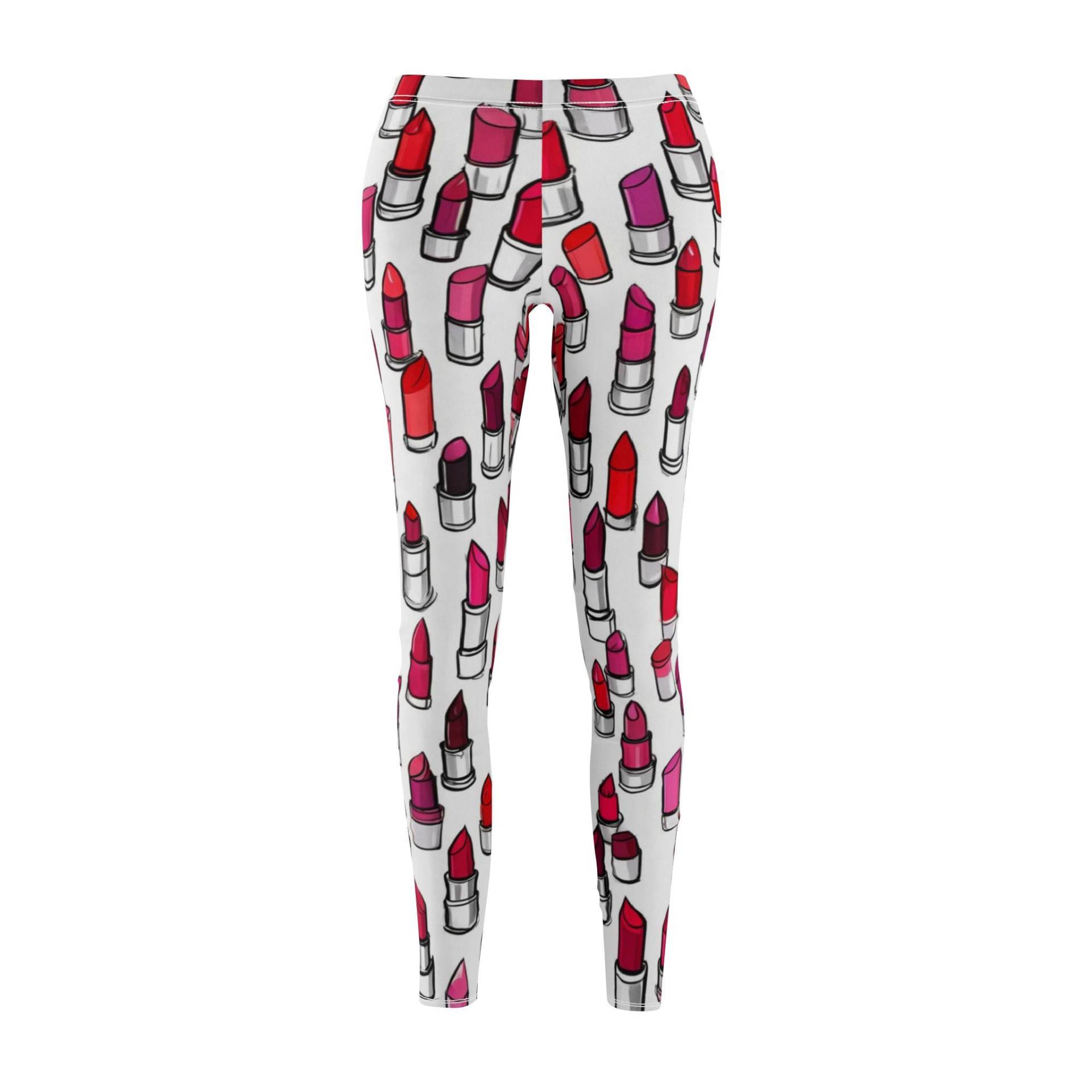 Leggings Mit Lippenstiften - Stilvoll, Frech Und Perfekt Für Die Nacht Lipstick-Print Stylish, Sassy, & Perfect For Sleep Leggings Mit Lippenstiften - Stilvoll, Frech Und Perfekt Für Die Nacht Lipstick-Print Stylish, Sassy, & Perfect For Sleep von LavangelineShop