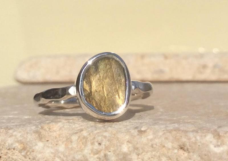Labradorit Sterling Silber Ring Boho Edelstein Schmuck Labradorit Sterling Silber Ring Boho Edelstein Schmuck von LavantaBay