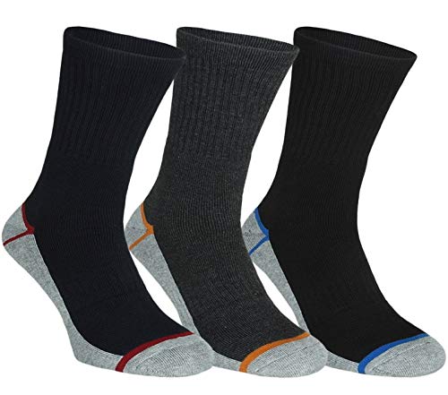 Lavazio® 6 | 12 | 18 | 24 Paar Herren Arbeitssocken Sportsocken Thermo Socken dick & herrlich in dunklen Farben, Farbe:mehrfarbig, Größe:40-44 (wie 39-42) von Lavazio