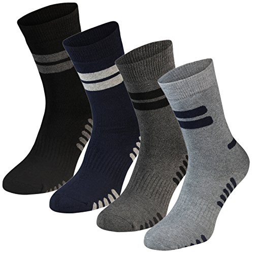 Lavazio® 6 | 12 | 18 | 24 Paar Herren Arbeitssocken Sportsocken Thermo Socken dick & herrlich schwarz/grau, mehrfarbig, grau/blau Töne, Größe:39-42, Farbe:grau/blau Töne von Lavazio