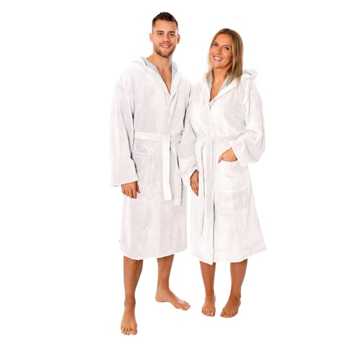 Lavea Bademantel – Luxuriöser Unisex Morgenmantel mit Kapuze – Flauschiger Soft-Velour Bademantel aus Bambus-Baumwollmischung – Saugstark, kuschelig weich & hochwertig – Perfekt für Sauna & Wellness Lavea Bademantel – Luxuriöser Unisex Morgenmantel mit Kapuze – Flauschiger Soft-Velour Bademantel aus Bambus-Baumwollmischung – Saugstark, kuschelig weich & hochwertig – Perfekt für Sauna & Wellness von Lavea