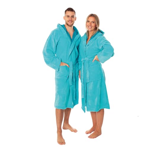 Lavea Bademantel – Luxuriöser Unisex Morgenmantel mit Kapuze – Flauschiger Soft-Velour Bademantel aus Bambus-Baumwollmischung – Saugstark, kuschelig weich & hochwertig – Perfekt für Sauna & Wellness Lavea Bademantel – Luxuriöser Unisex Morgenmantel mit Kapuze – Flauschiger Soft-Velour Bademantel aus Bambus-Baumwollmischung – Saugstark, kuschelig weich & hochwertig – Perfekt für Sauna & Wellness von Lavea