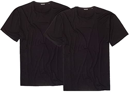 Basic T-Shirt im Doppelpack in Geschenkebox mit Rundhals-Ausschnitt (5XL) von LAVECCHIA