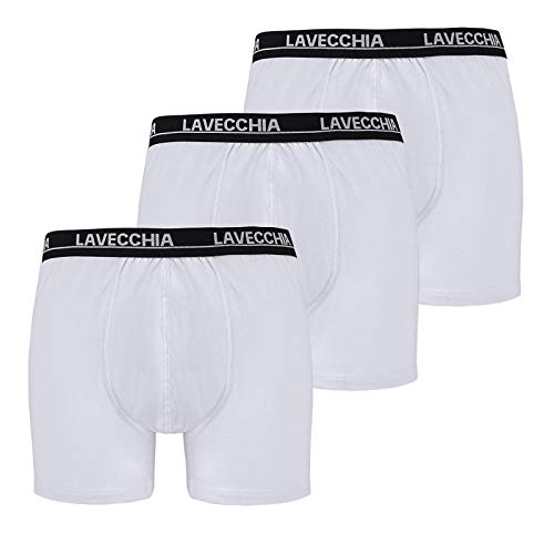 Lavecchia Boxershort Übergrößen LV-1020 - 3er Pack, Weiß, 4XL von LAVECCHIA