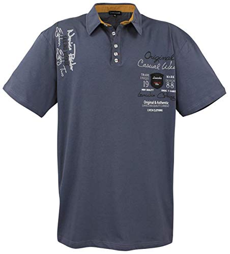 Lavecchia Herren Business Freizeit Poloshirt LV-610 Anthrazit Gr. 3XL von Lavecchia