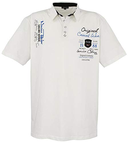 Lavecchia Herren Business Freizeit Poloshirt LV-610 Creme-Weiss Gr. 8XL von Lavecchia